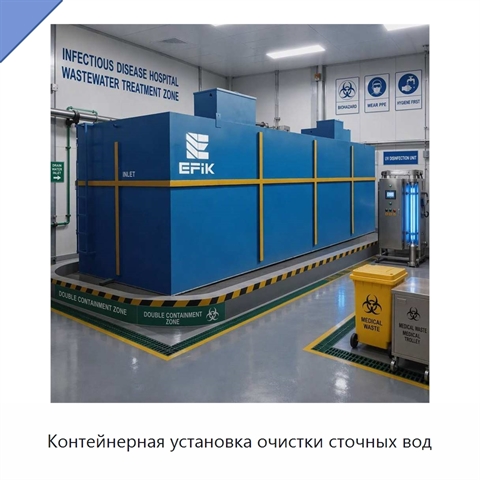 Контейнерная установка очистки сточных вод