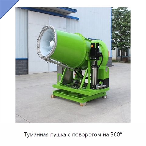 Туманная пушка с поворотом на 360°