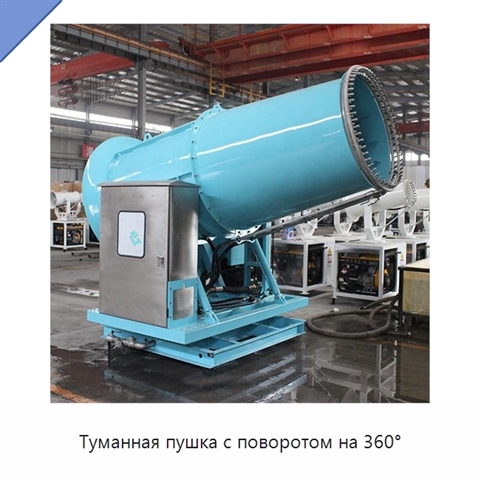 Туманная пушка с поворотом на 360°