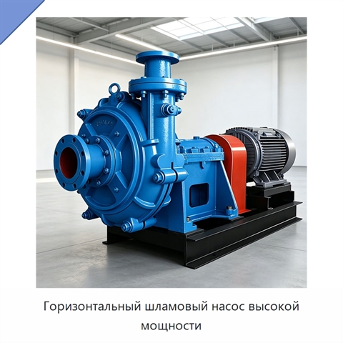 Горизонтальный шламовый насос высокой мощности
