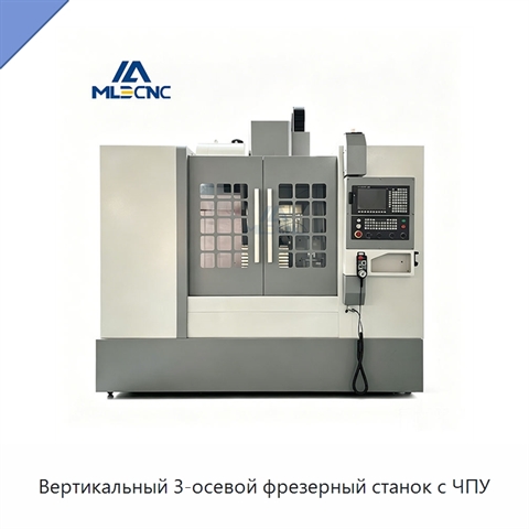 Вертикальный 3-осевой фрезерный станок с ЧПУ