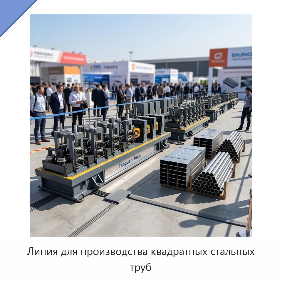 Линия для производства квадратных стальных труб — Оборудование для производства труб