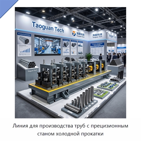 Линия для производства труб с прецизионным станом холодной прокатки