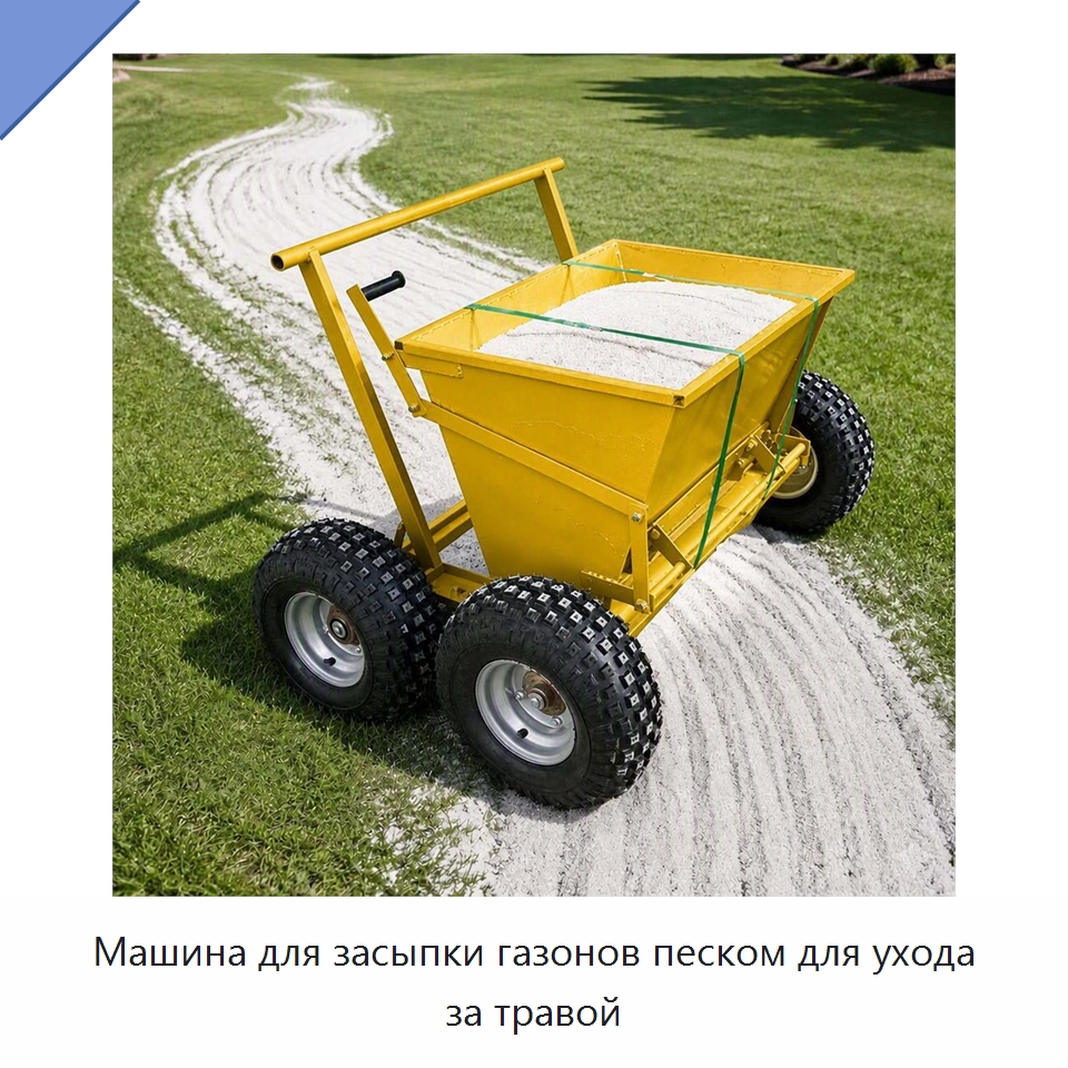 Машина для засыпки газонов песком для ухода за травой — Специальные сельскохозяйственные машины