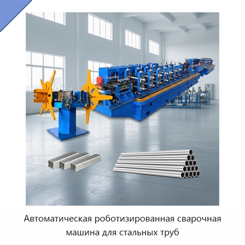 Автоматическая роботизированная сварочная машина для стальных труб