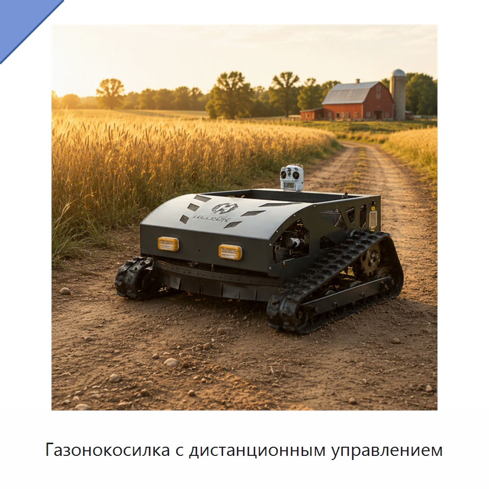 Газонокосилка с дистанционным управлением — Специальные сельскохозяйственные машины