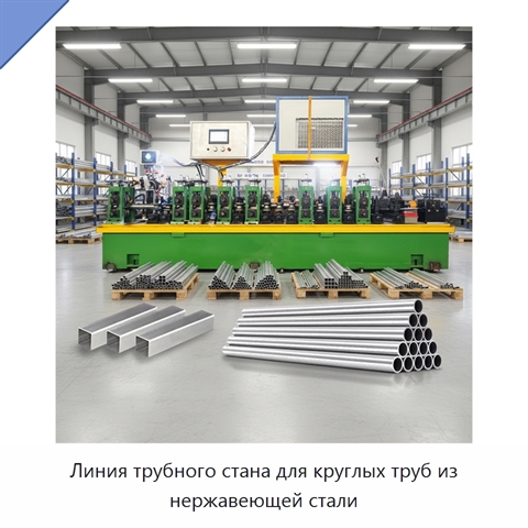 Линия трубного стана для круглых труб из нержавеющей стали