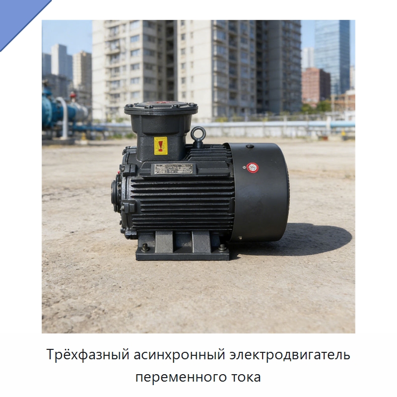 Трёхфазный асинхронный электродвигатель переменного тока — Электродвигатели переменного тока
