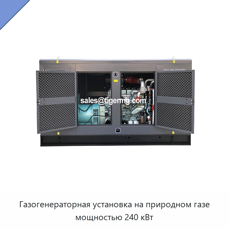 Газогенераторная установка на природном газе мощностью 240 кВт — Генерация электроэнергии