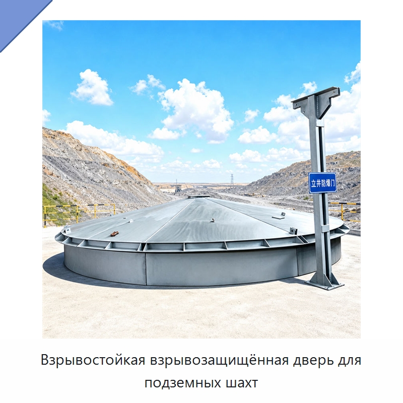 Взрывостойкая взрывозащищённая дверь для подземных шахт — Горнодобывающее оборудование