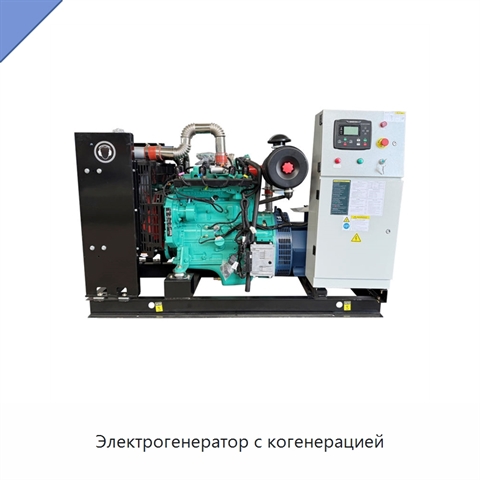 Электрогенератор с когенерацией