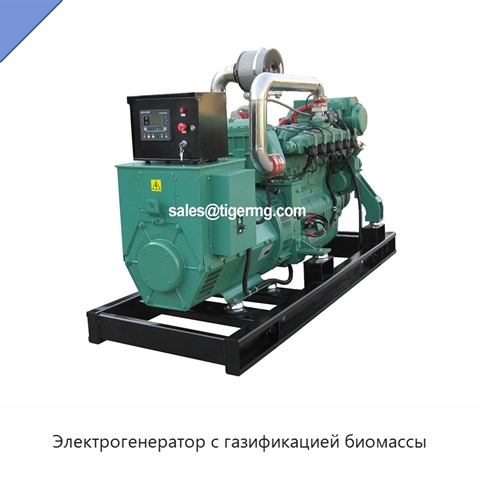 Электрогенератор с газификацией биомассы