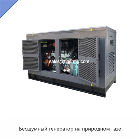 Бесшумный генератор на природном газе