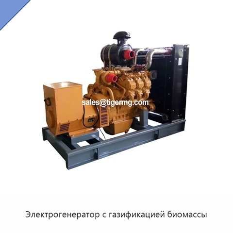 Электрогенератор с газификацией биомассы
