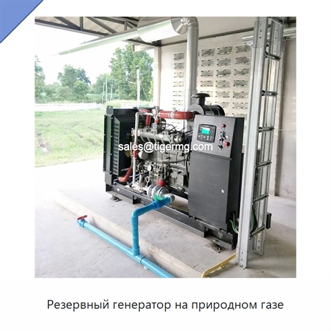 Резервный генератор на природном газе