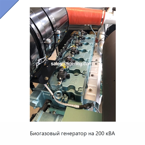 Биогазовый генератор на 200 кВА