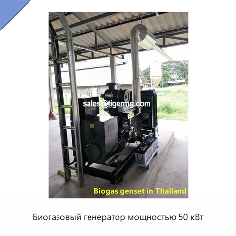 Биогазовый генератор мощностью 50 кВт