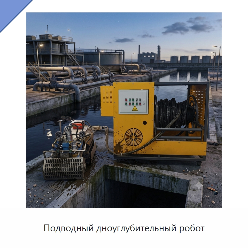 Подводный дноуглубительный робот — Коммунальная техника