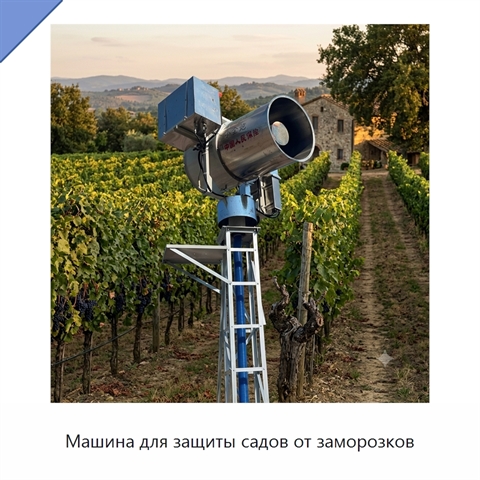 Машина для защиты садов от заморозков
