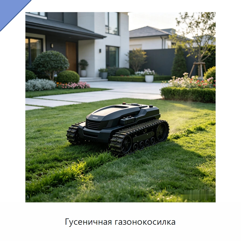 Гусеничная газонокосилка — Коммунальная техника
