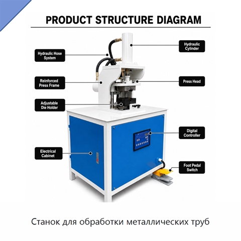 Станок для обработки металлических труб