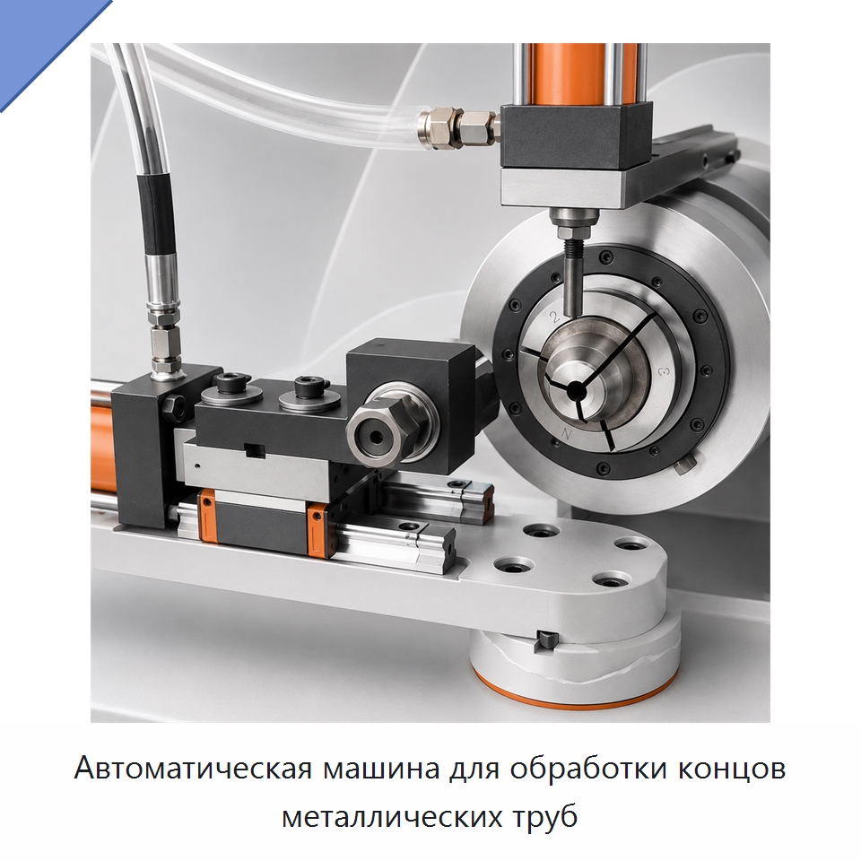 Автоматическая машина для обработки концов металлических труб