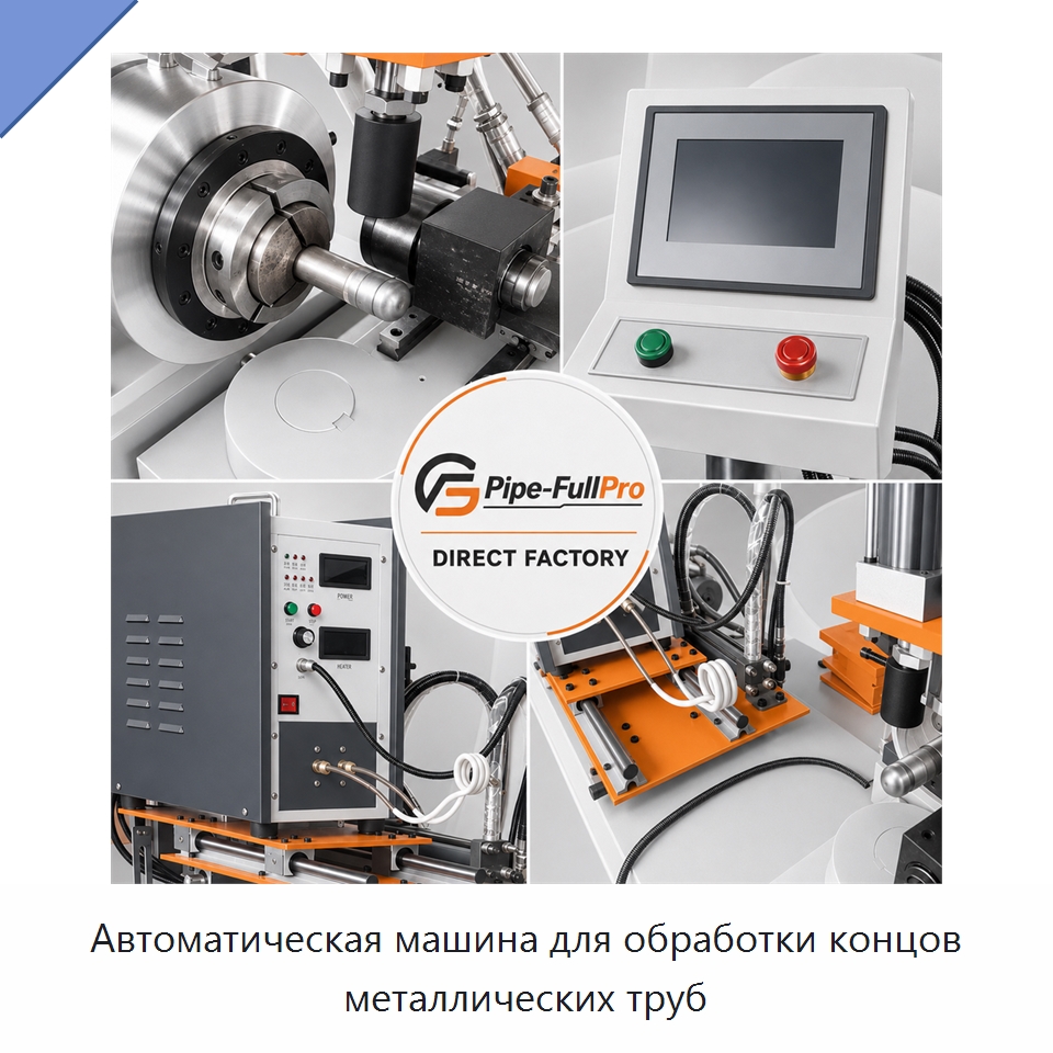 Автоматическая машина для обработки концов металлических труб