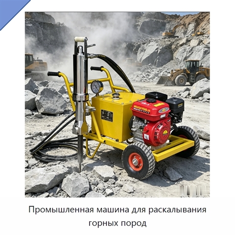 Промышленная машина для раскалывания горных пород
