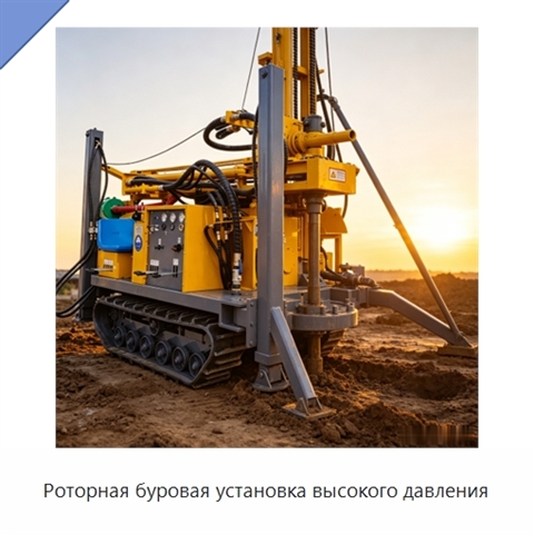 Роторная буровая установка высокого давления