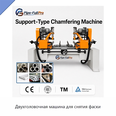 Двухголовочная машина для снятия фаски