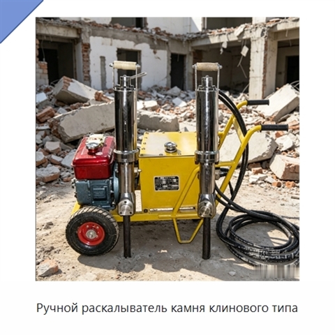 Ручной раскалыватель камня клинового типа