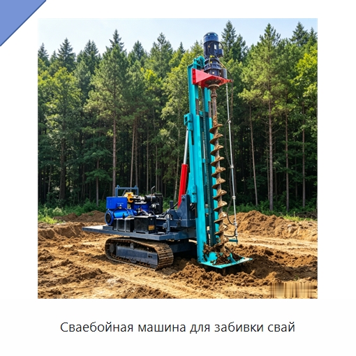 Сваебойная машина для забивки свай — Сваебойные установки