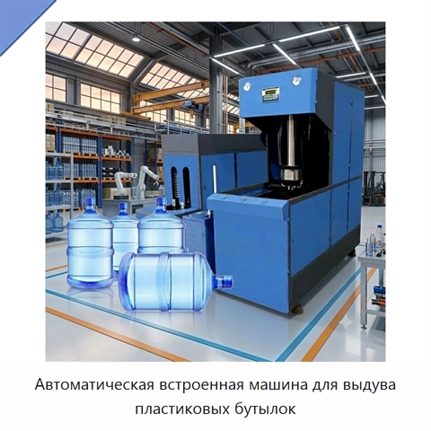 Автоматическая встроенная машина для выдува пластиковых бутылок