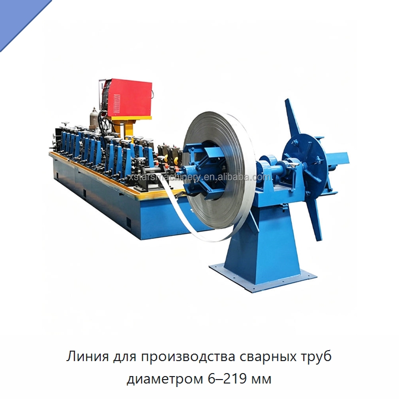 Линия для производства сварных труб диаметром 6–219 мм — Линии обработки металлоизделий