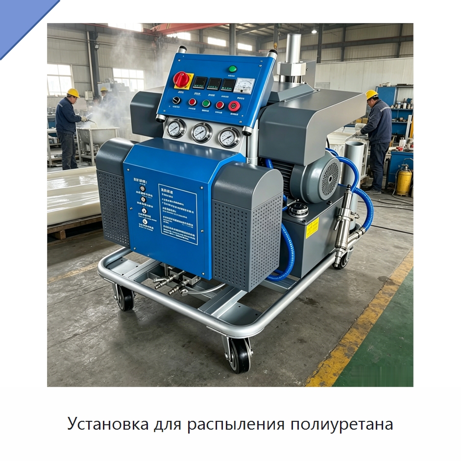 Установка для распыления полиуретана — Оборудование для производства пеноматериалов