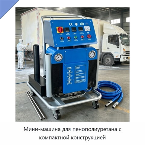 Мини-машина для пенополиуретана с компактной конструкцией