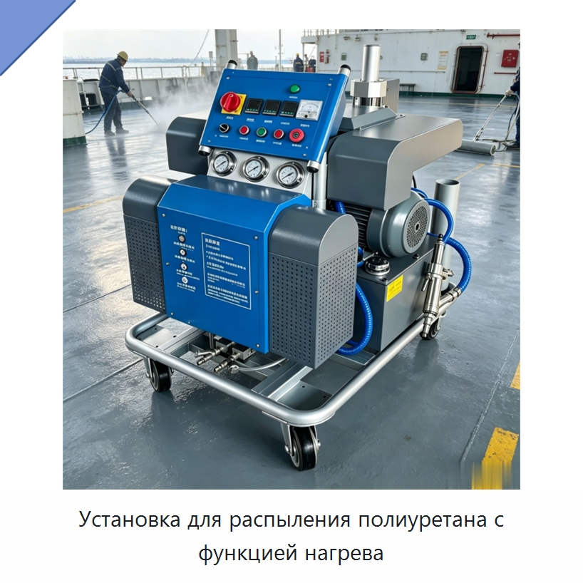 Установка для распыления полиуретана с функцией нагрева — Оборудование для производства пеноматериалов