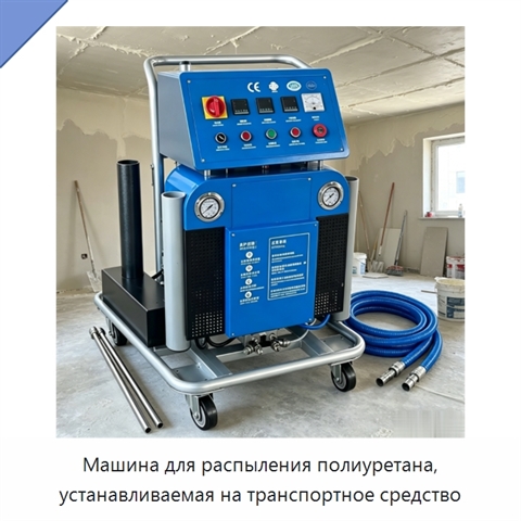 Машина для распыления полиуретана, устанавливаемая на транспортное средство