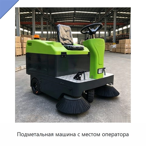 Подметальная машина с местом оператора