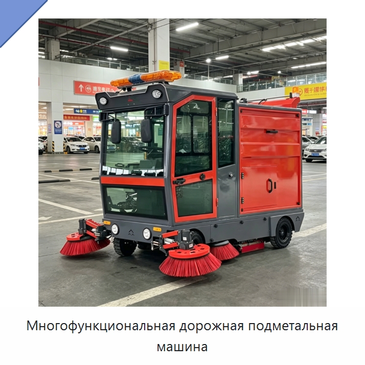 Многофункциональная дорожная подметальная машина — Коммунальная техника