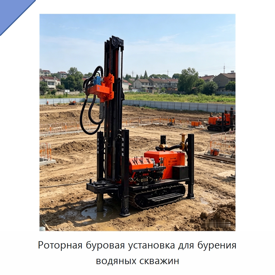 Роторная буровая установка для бурения водяных скважин — Горнодобывающее оборудование