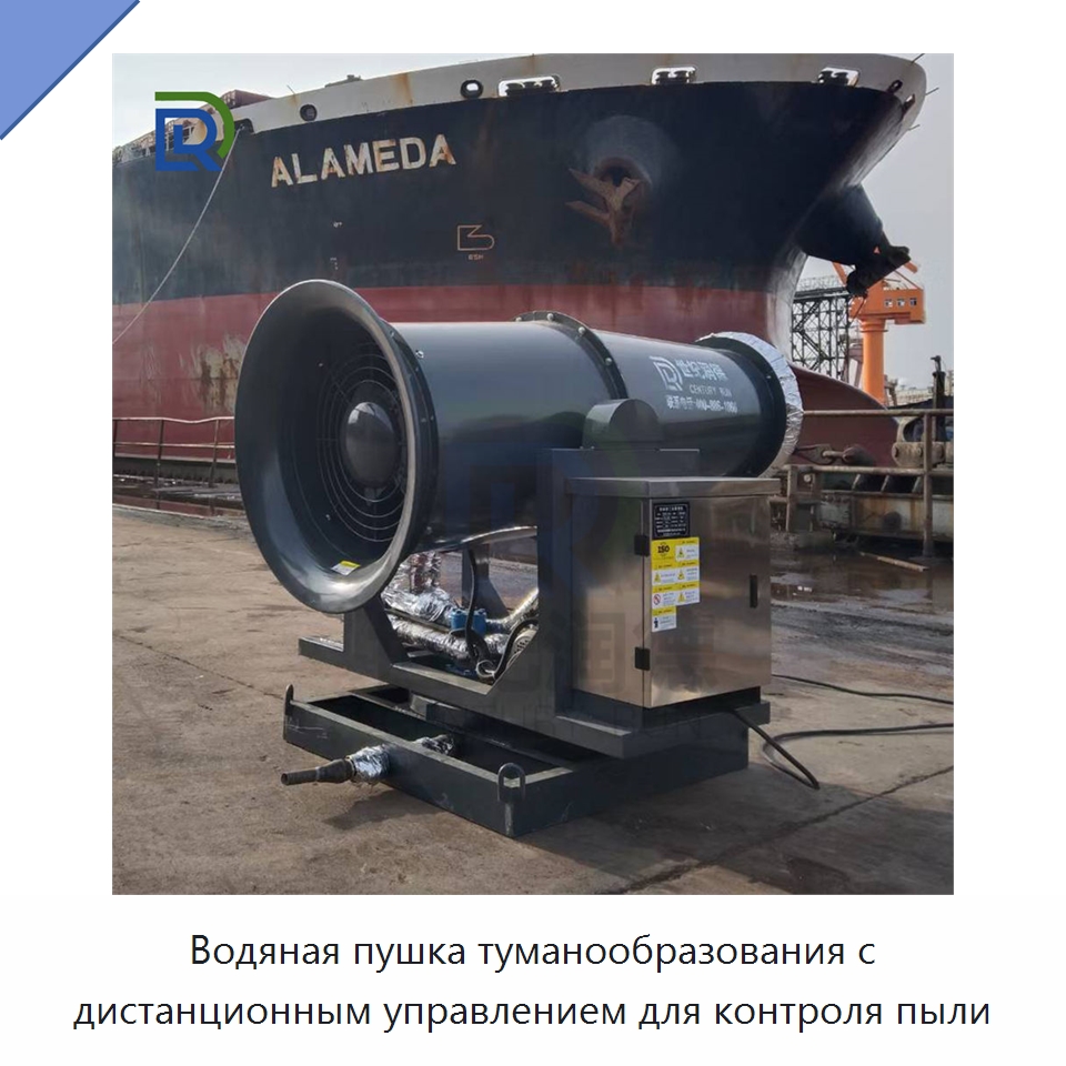 Водяная пушка туманообразования с дистанционным управлением для контроля пыли — Туманообразующие пушки