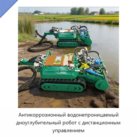 Антикоррозионный водонепроницаемый дноуглубительный робот с дистанционным управлением