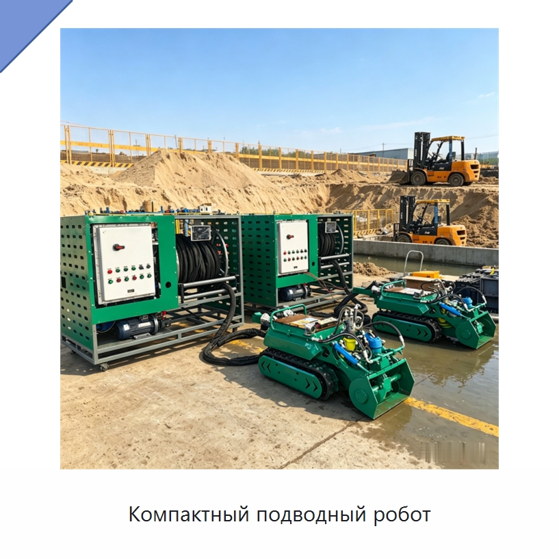 Компактный подводный робот — Специальные промышленные роботы