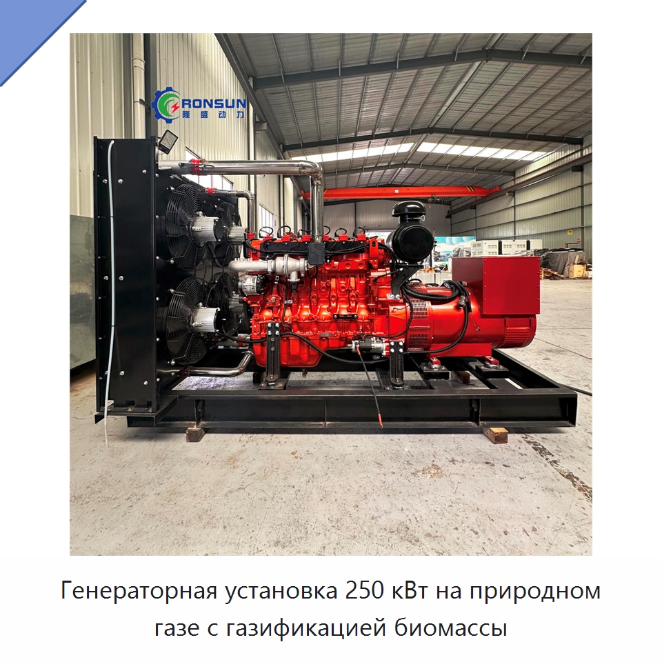 Генераторная установка 250 кВт на природном газе с газификацией биомассы — Генерация электроэнергии