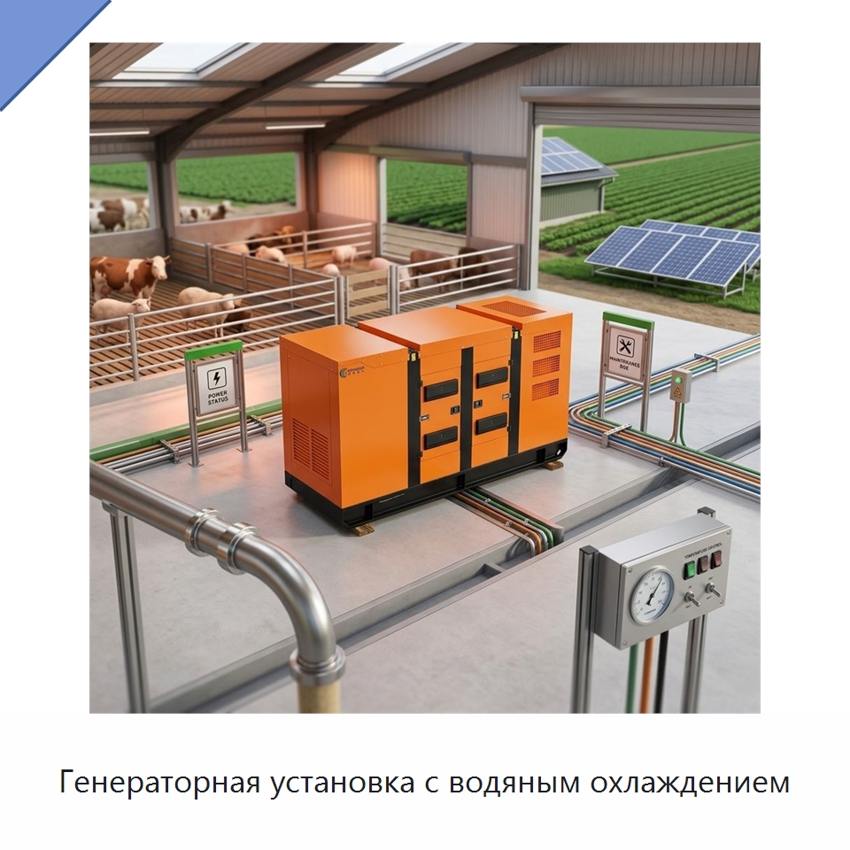 Генераторная установка с водяным охлаждением — Газотурбинные генераторы