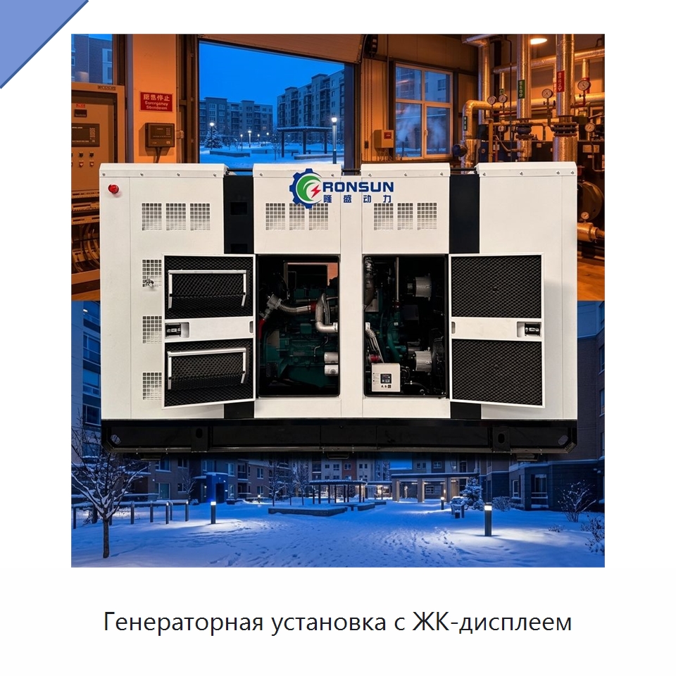 Генераторная установка с ЖК-дисплеем — Газотурбинные генераторы