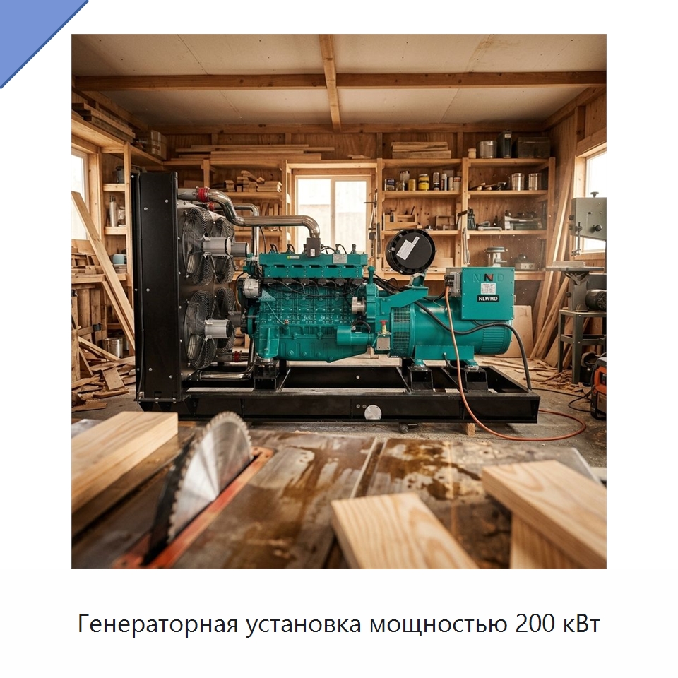 Генераторная установка мощностью 200 кВт — Газотурбинные генераторы