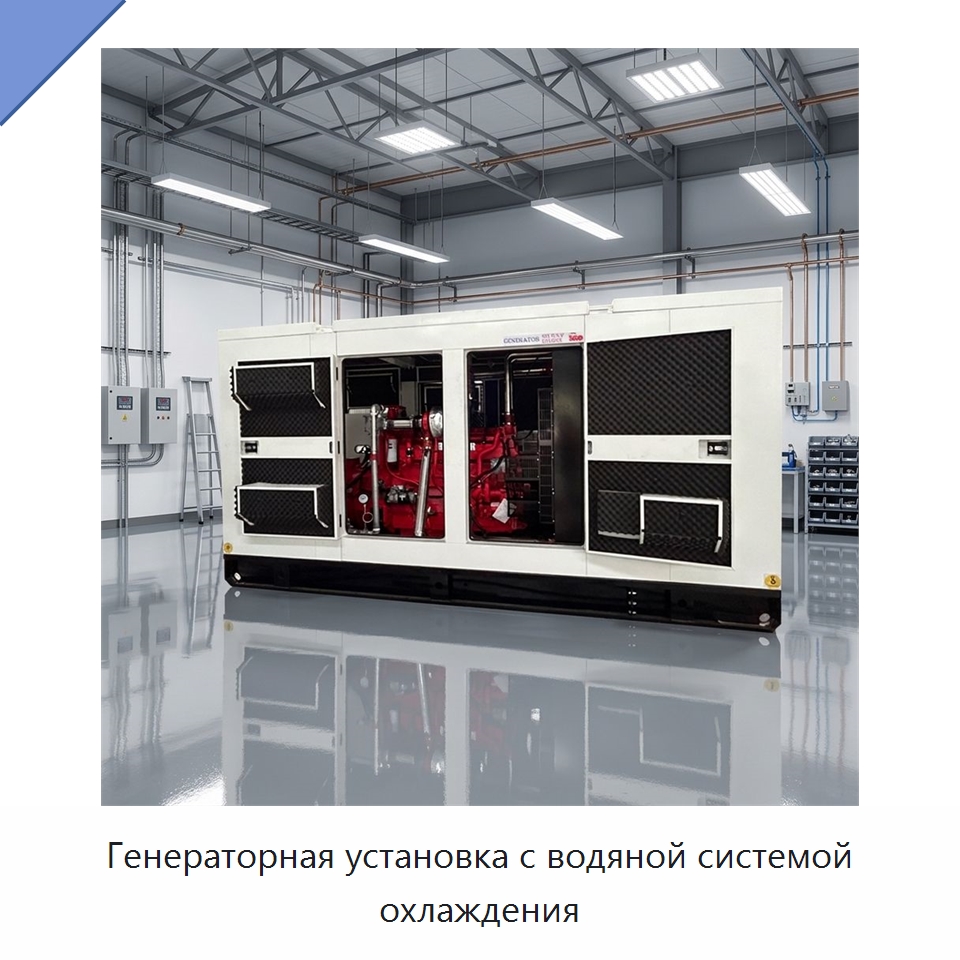 Генераторная установка с водяной системой охлаждения — Газотурбинные генераторы