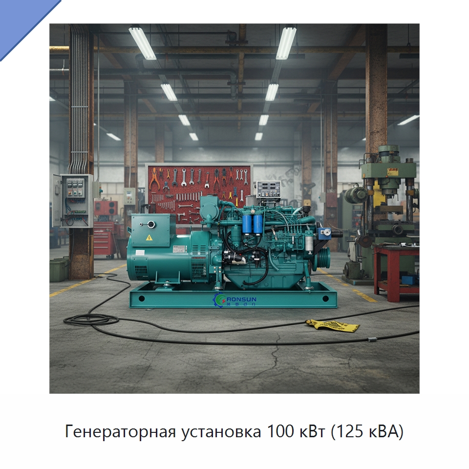 Генераторная установка 100 кВт (125 кВА) — Дизельные генераторы